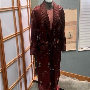 Kimono Style Satin Robe